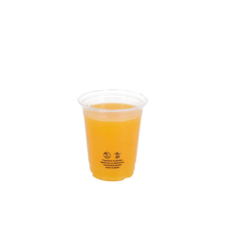 Puodelis skaidrus Ø92mm JB14B-400ml 14oz, 1000vnt/dėž